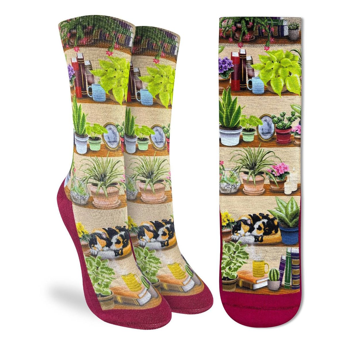 Bookshelf of Plants , Active Fit Socks