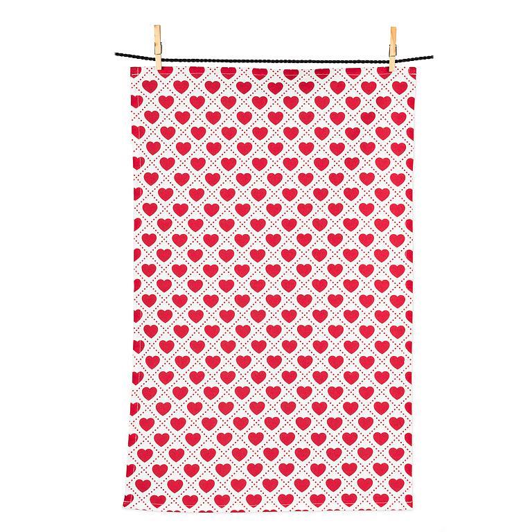 Hearts Dishcloth & Kitchen Towel Set