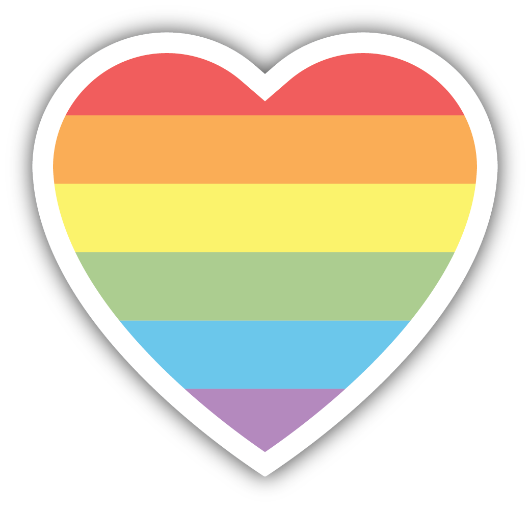 Pride Heart Sticker