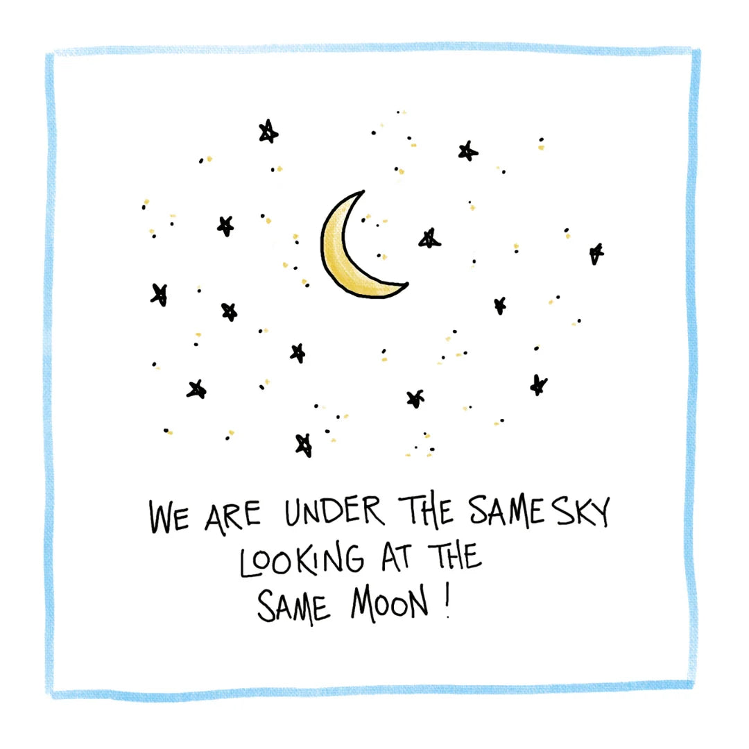 Same Sky & Moon, Greeting Card π¨π¦
