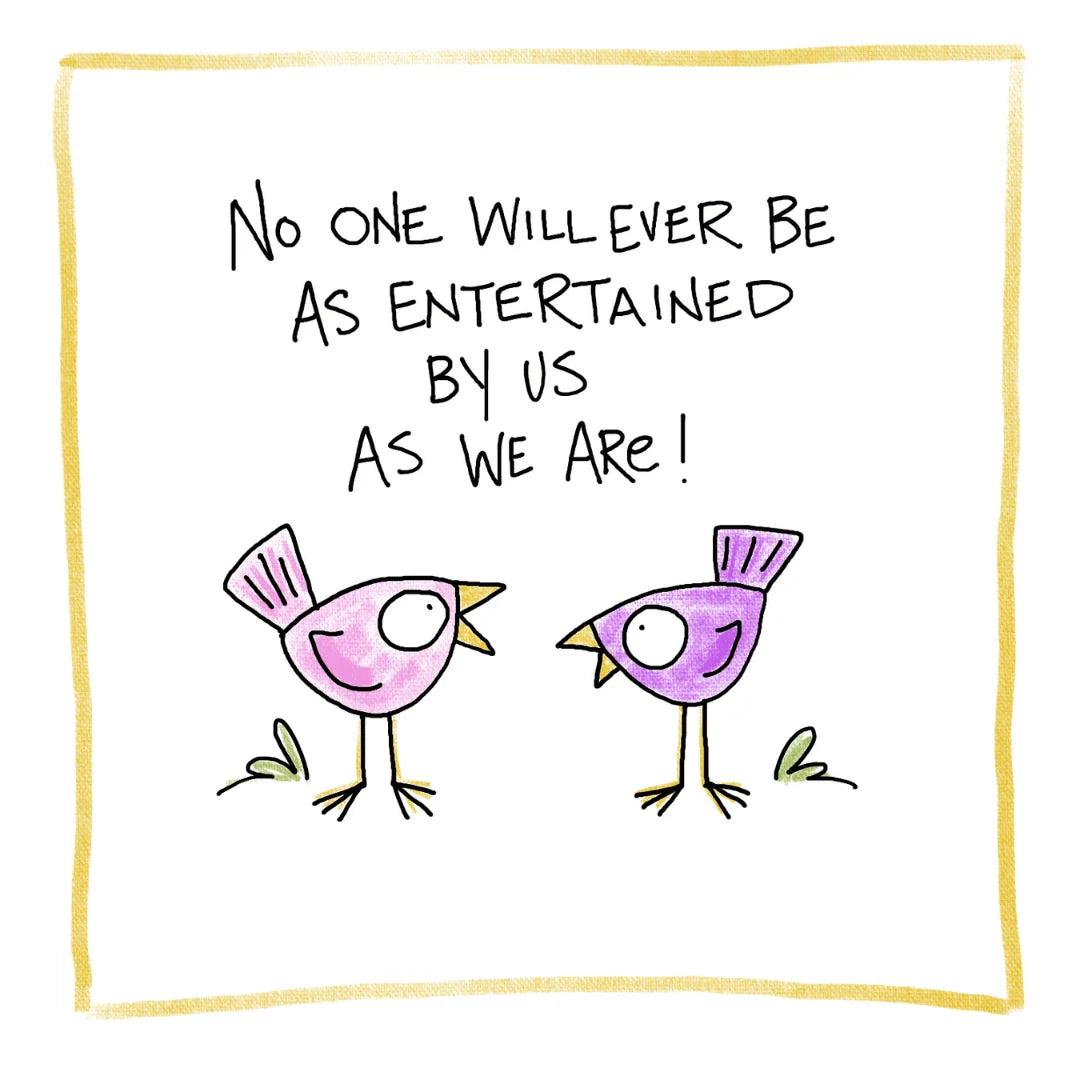 Entertained, Greeting Card π¨π¦