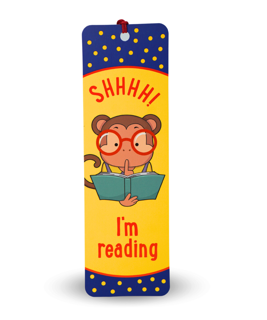 Shhhh! I'm Reading Children's Bookmark