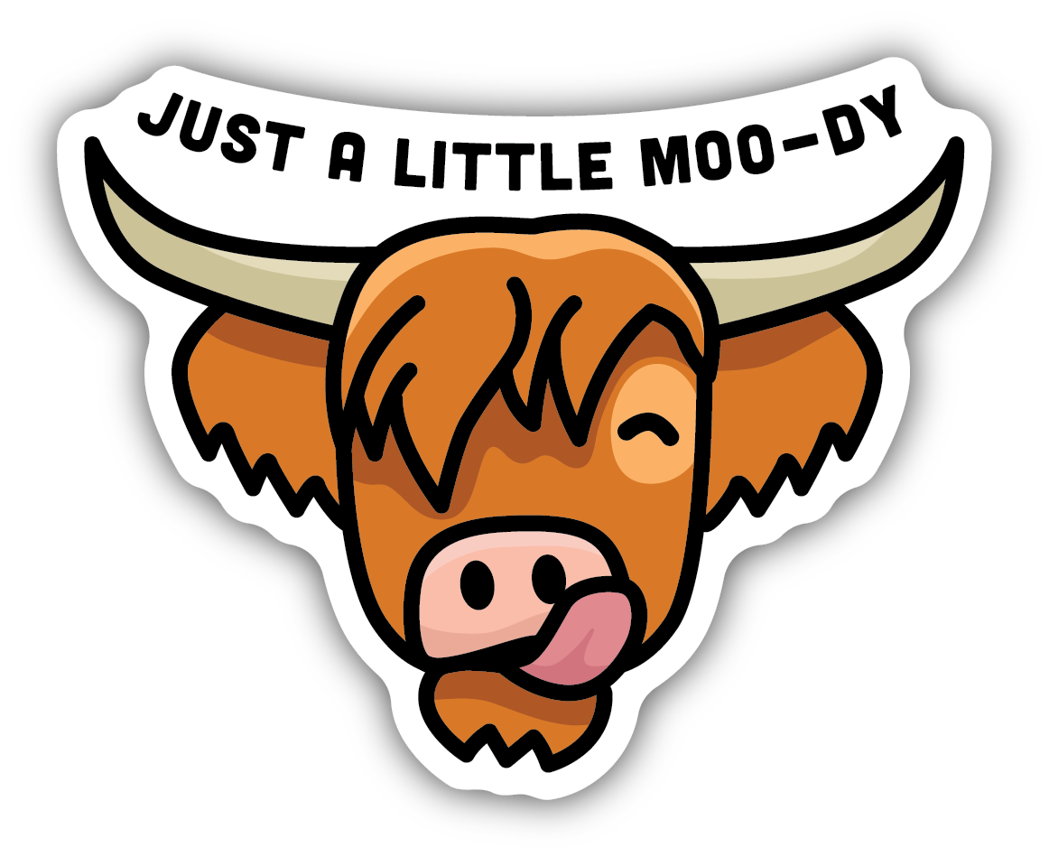 Highland Cow Sticker