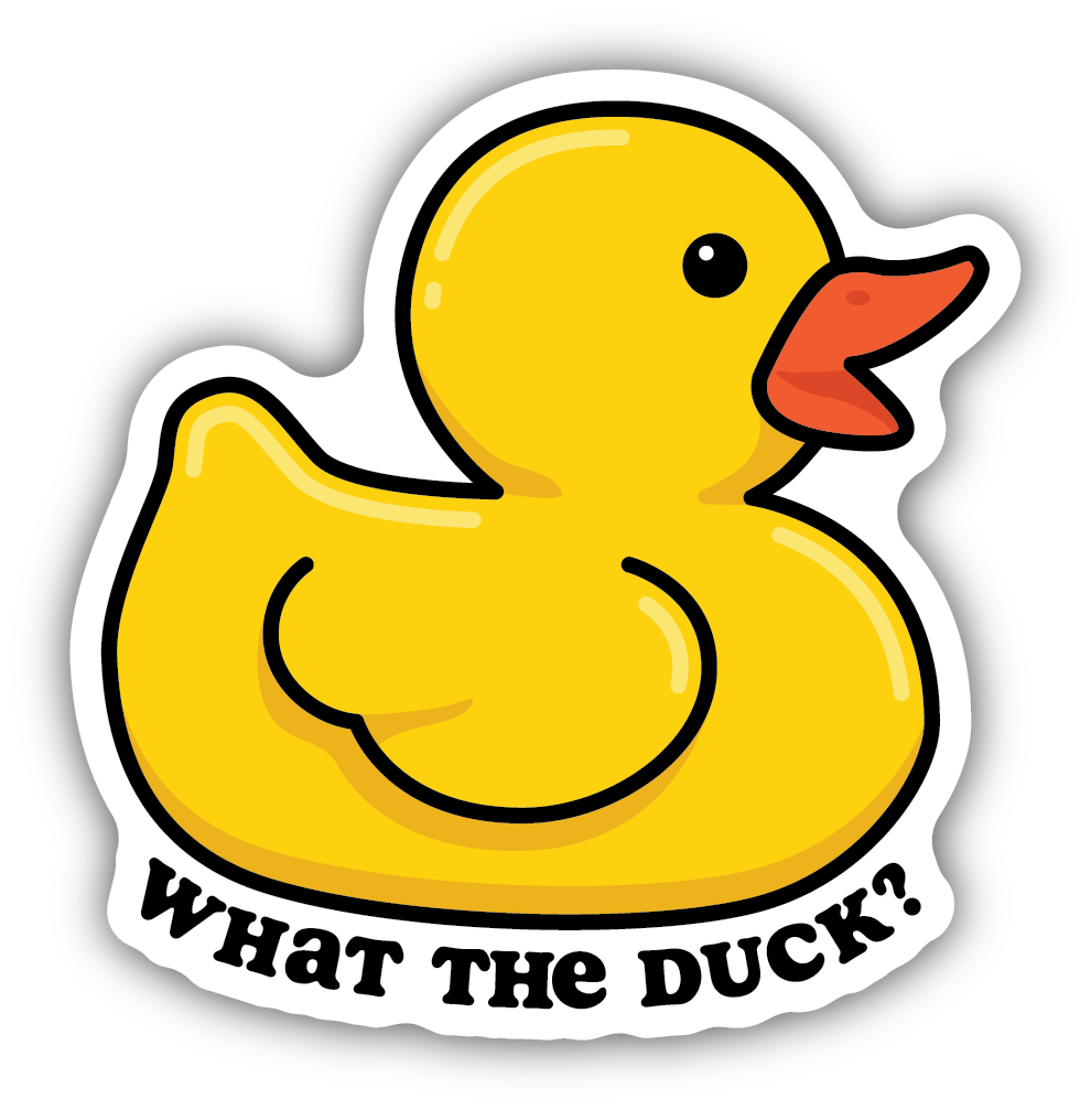 What The Duck Sticker