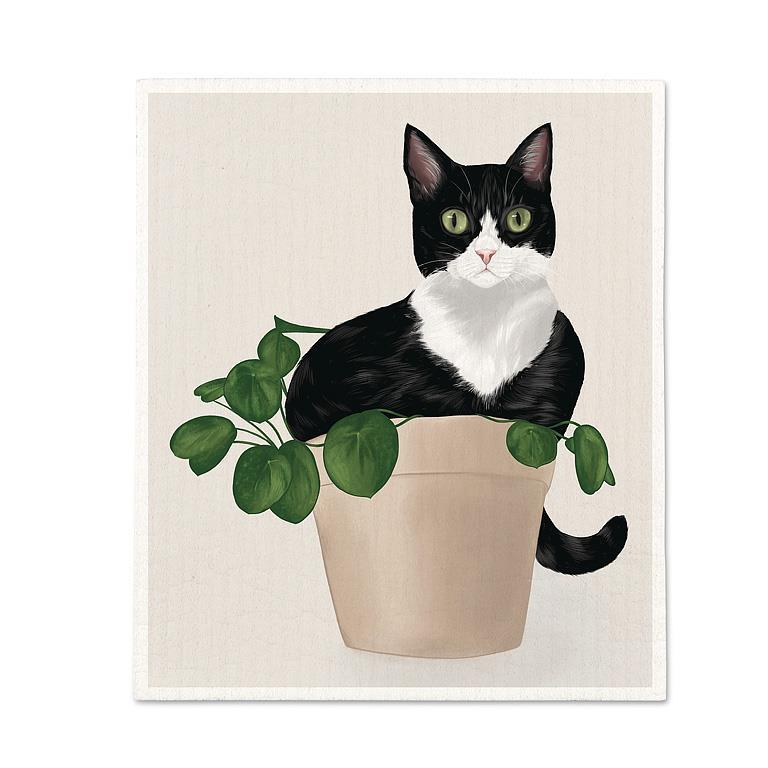 Cat In Plant, Single