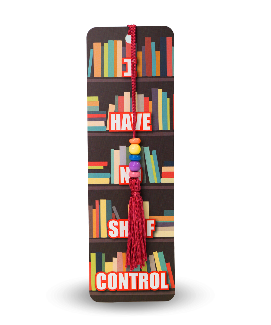 Shelf Control Beaded Bookmark