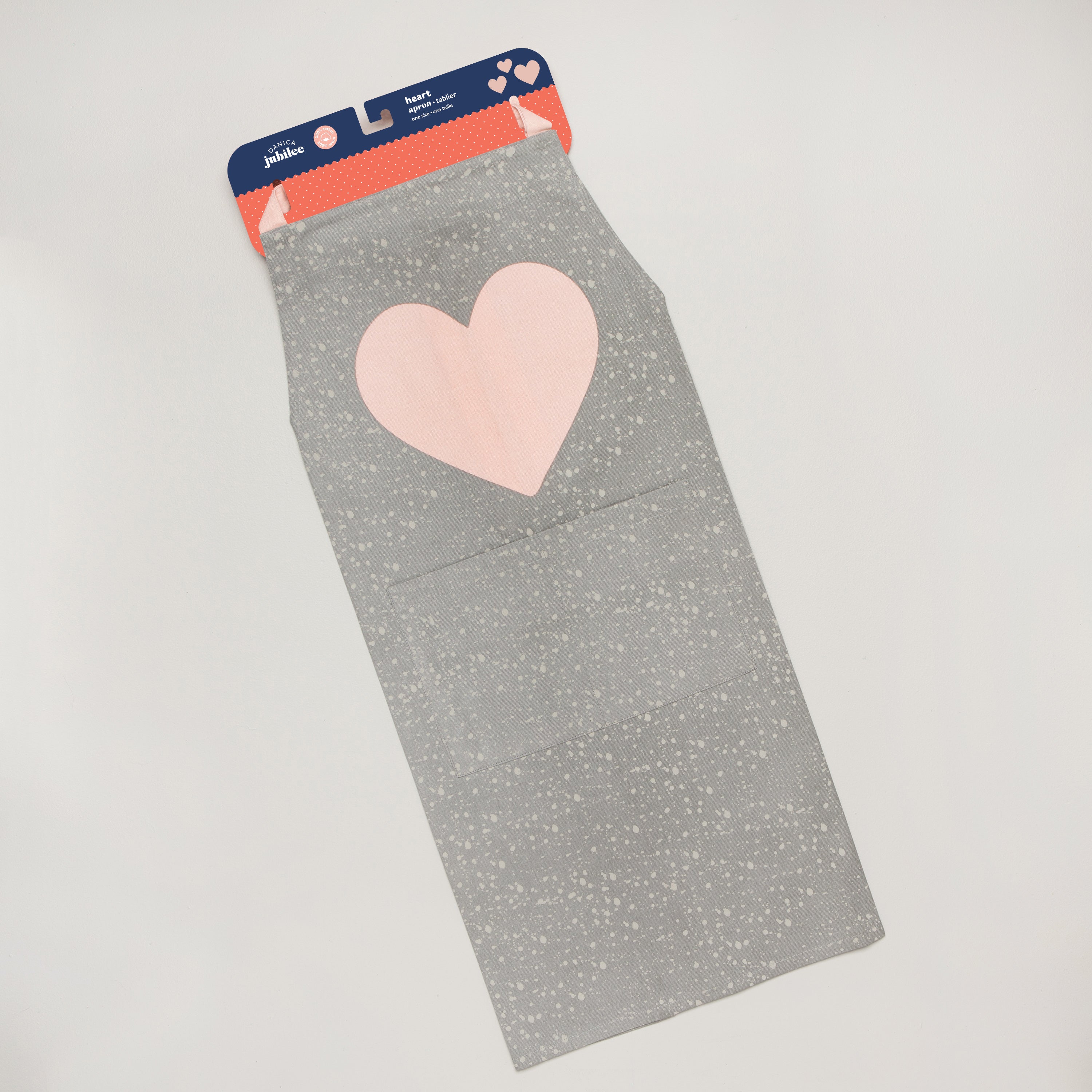Heart Print Apron