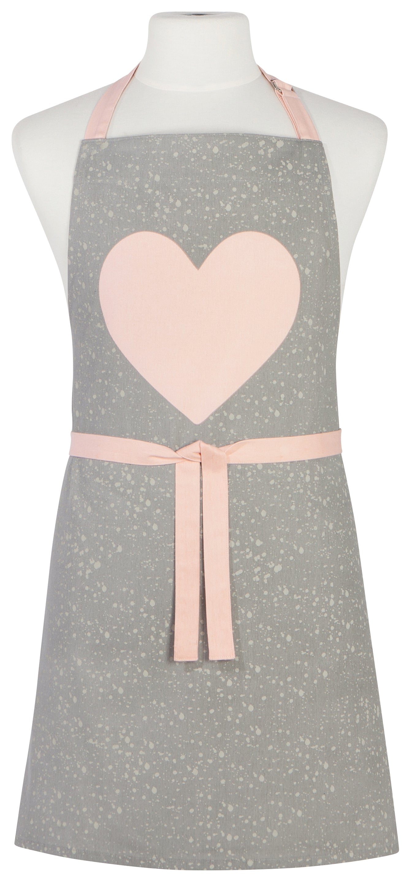 Heart Print Apron