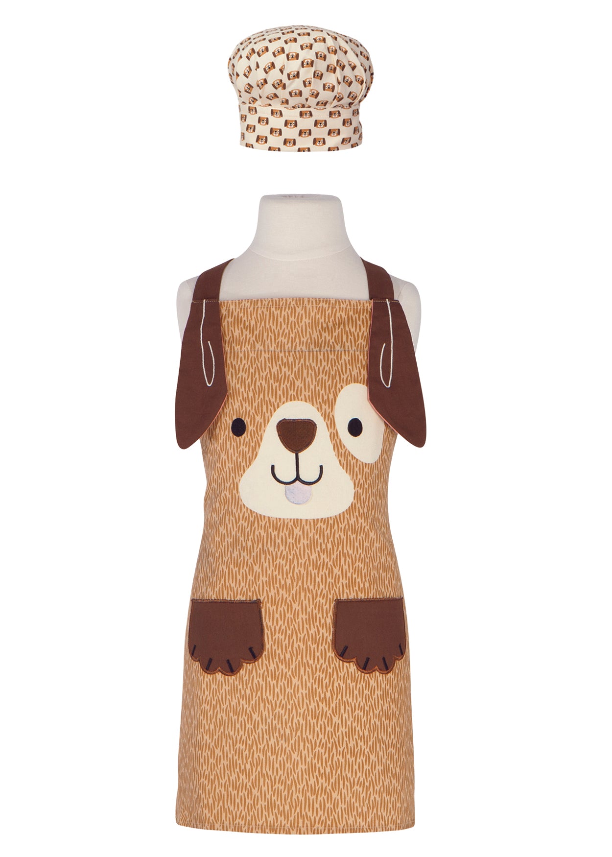 Dog Daydream Kids Apron and Hat Set