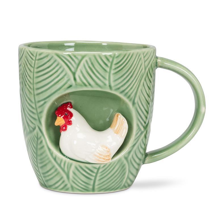 Leafy Mug with Chicken