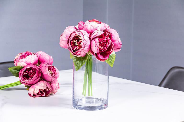 Tall Roll Top Bottle Vase