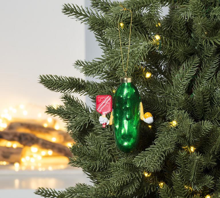 Pickle Pickleball Ornament