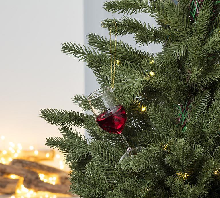 Glass of Red Wine Ornament