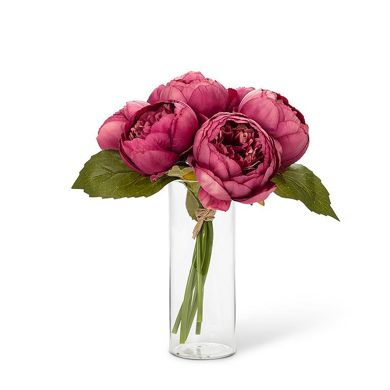 Full Peony Bouquet in Rose