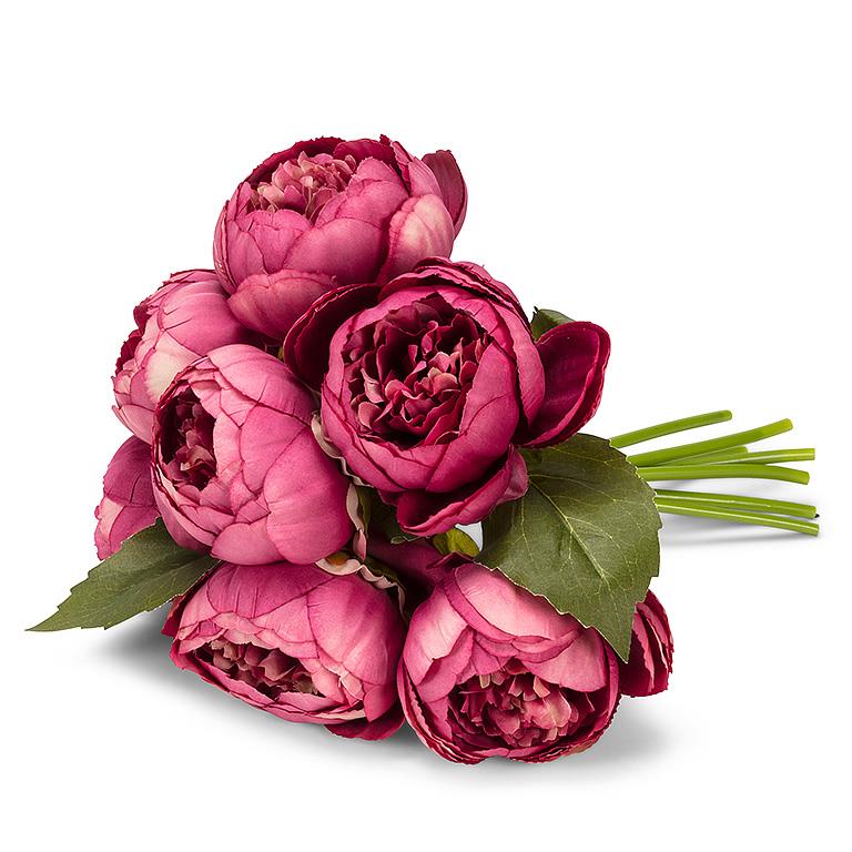 Full Peony Bouquet in Rose