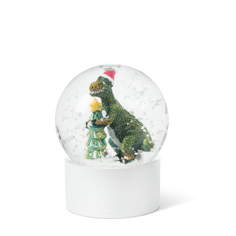 Dinosaur & Tree Snow Globe