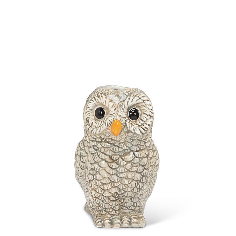 Sitting Wise Owl Bud Vase