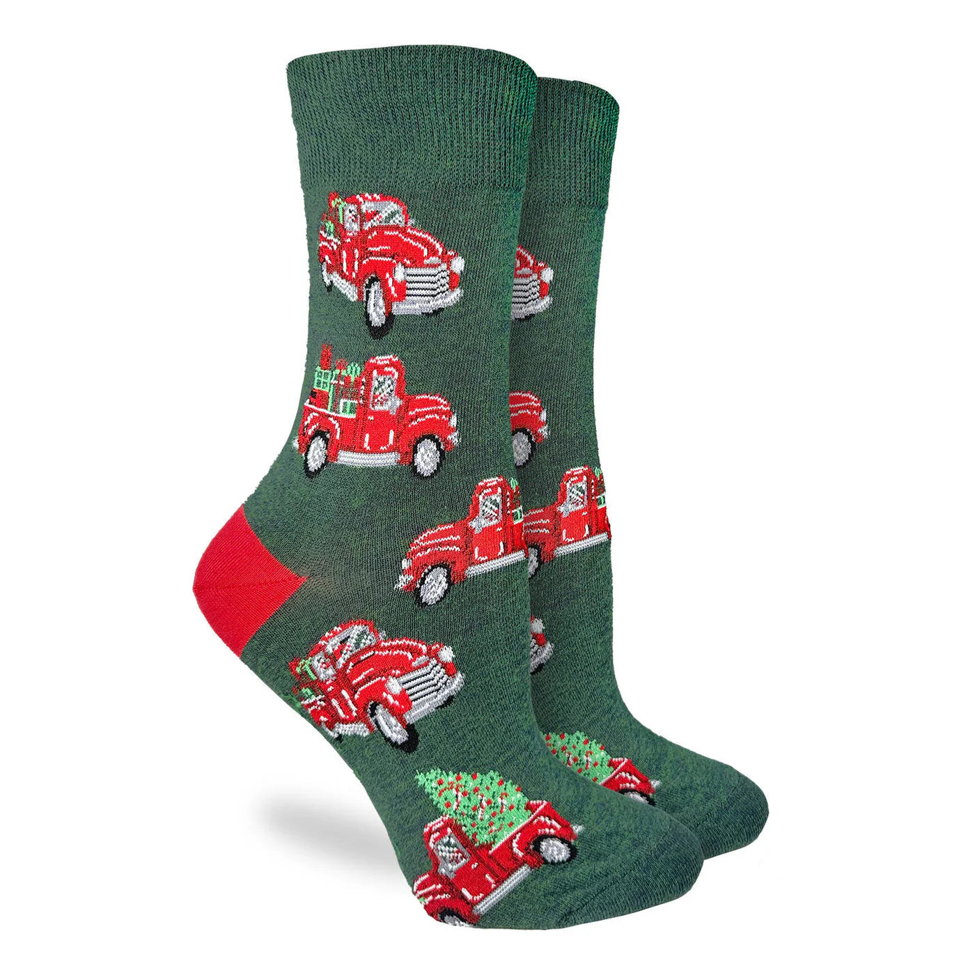Christmas Trucks, Holiday Crew Socks