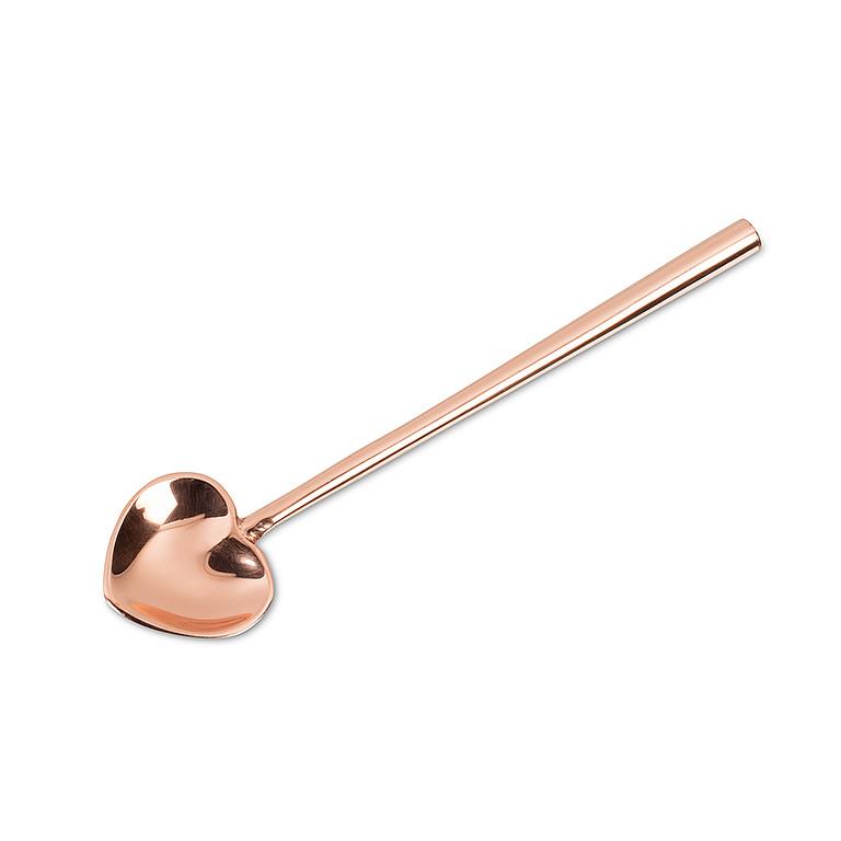 Small Heart Spoon in Rose Gold