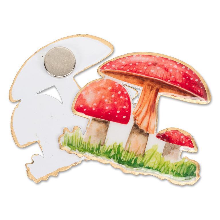 Mushrooms Two-Sided Magnet