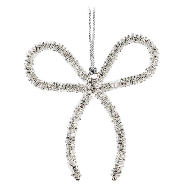 Slim Bow Bead Ornament