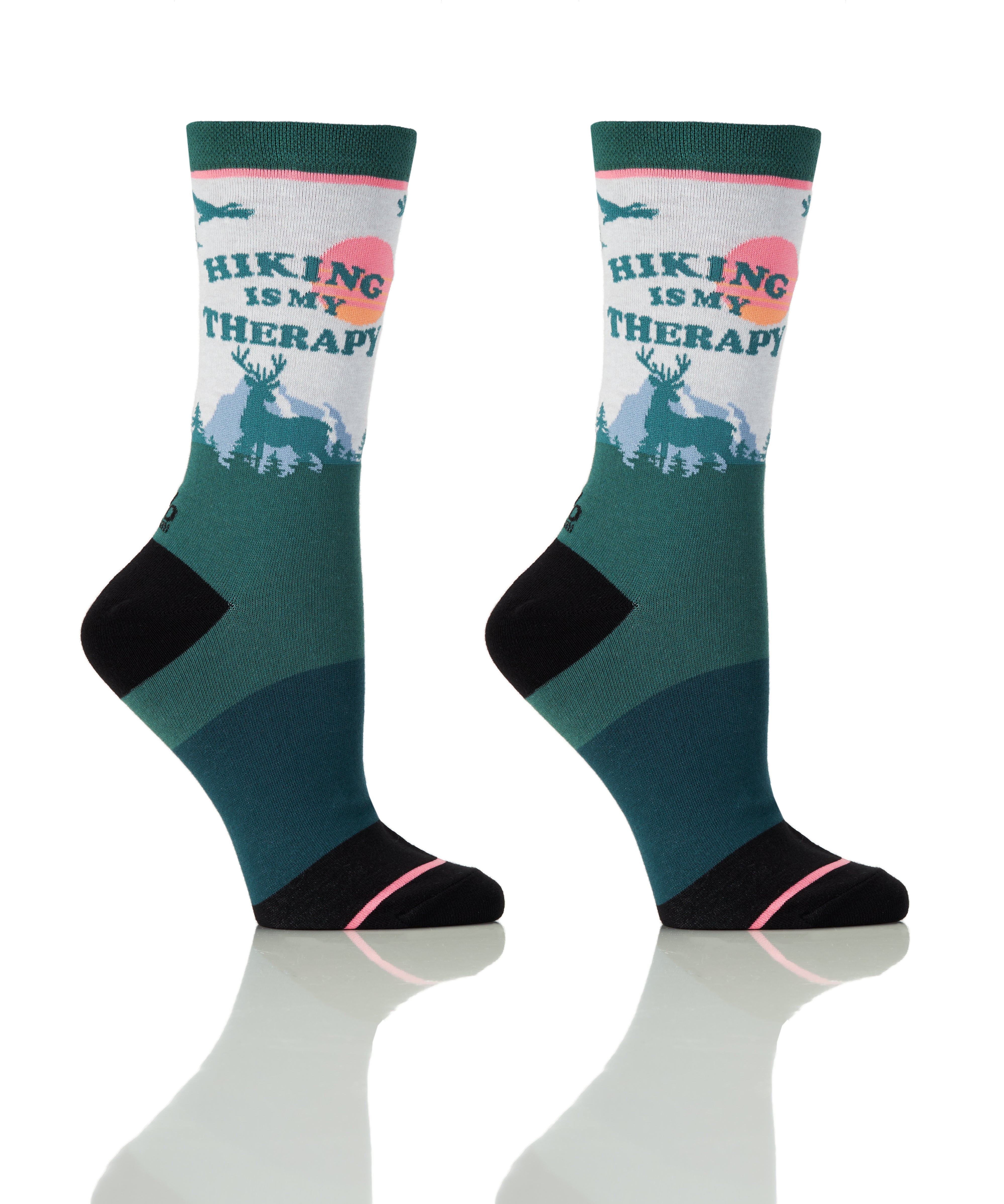 Hiking Therapy, Crew Socks