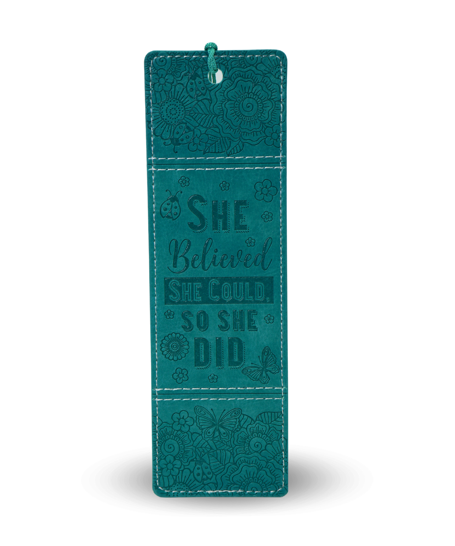 She Believed She Could Artisan Bookmark