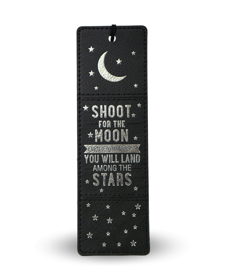 Shoot For the Moon Artisan Bookmark