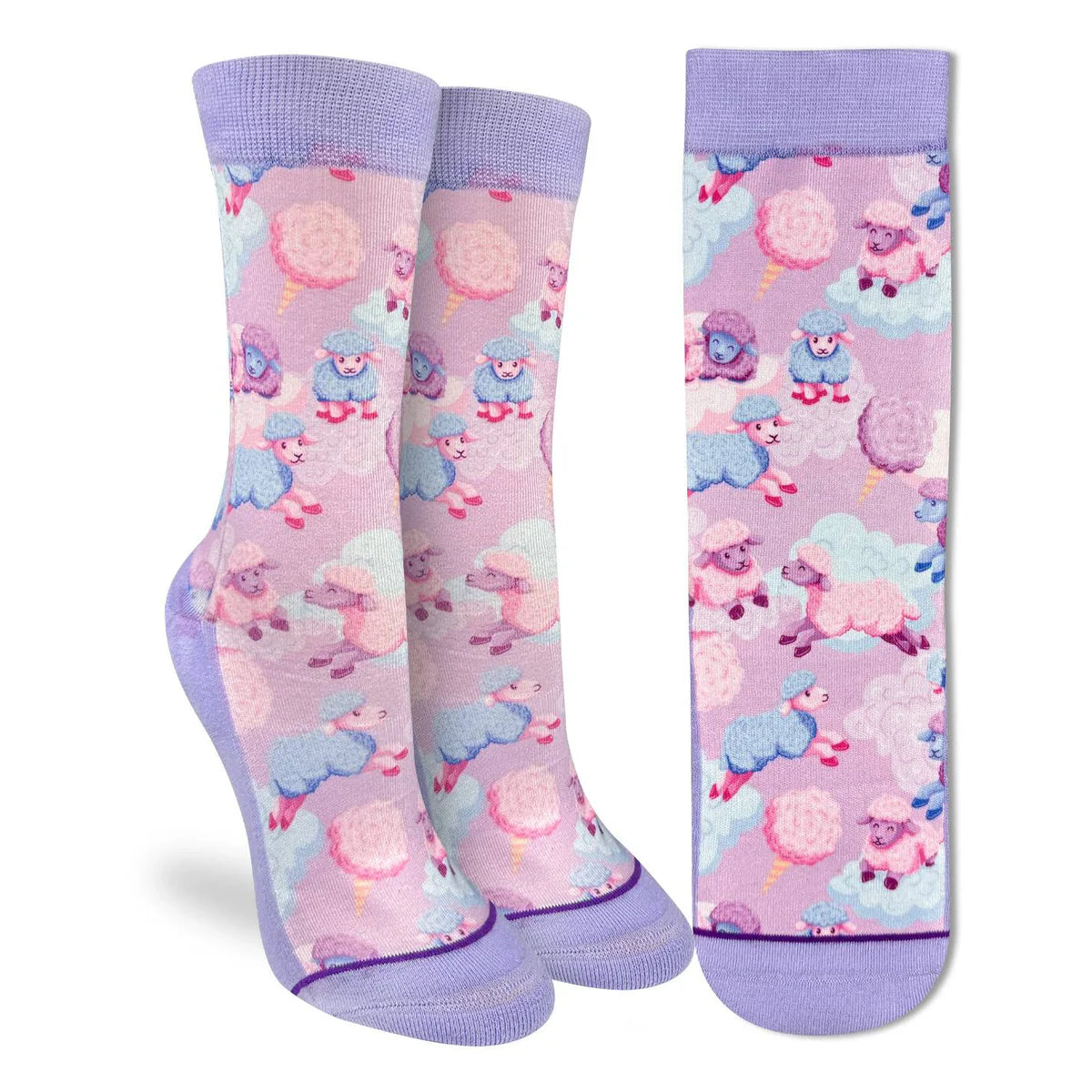 Cotton Candy Sheep, Active Fit Socks