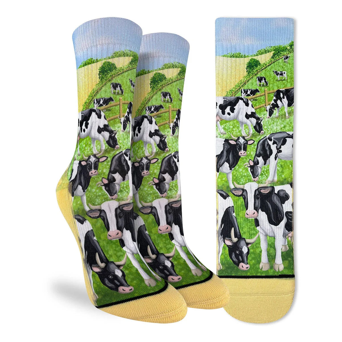 Dairy Cows, Active Fit Socks