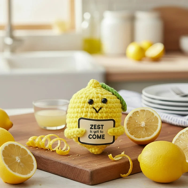 Lemon Crocheted Mini Collectable