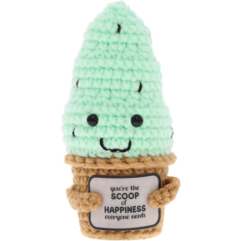 Ice Cream Cone Crocheted Mini Collectable