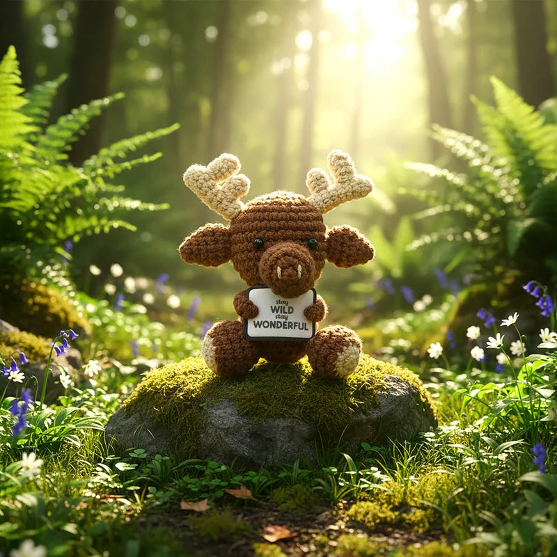 Moose Crocheted Mini Collectable