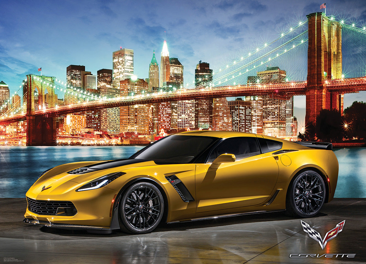 Corvette Z06 Out for a Spin, 1000 Piece Puzzle