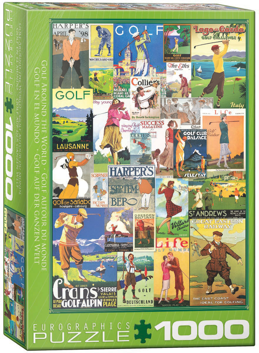 Golf Around The World, 1000 Piece Puzzle