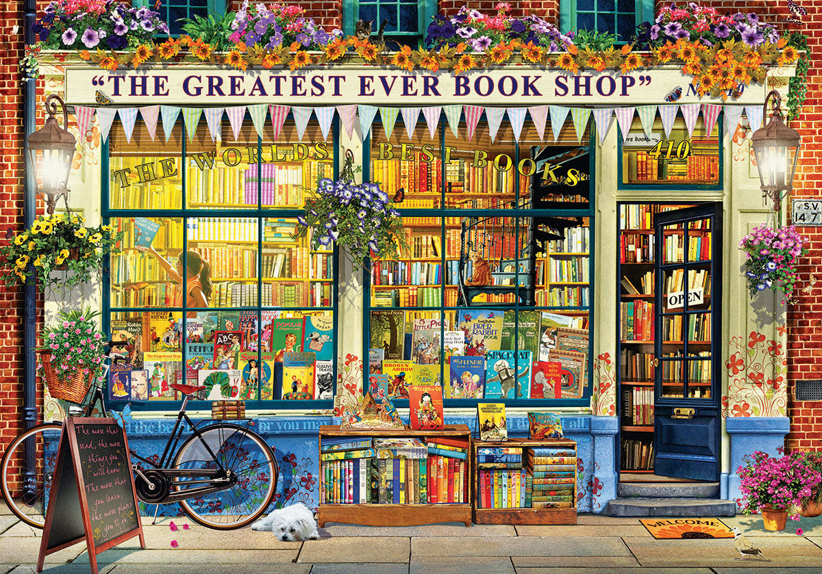 The Greatest Ever Book Shop, 1000 Piece Puzzle