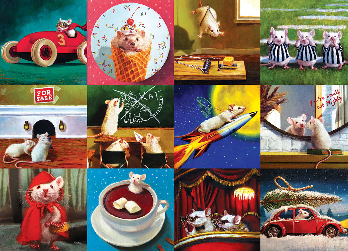 Funny Mice, 1000 Piece Puzzle