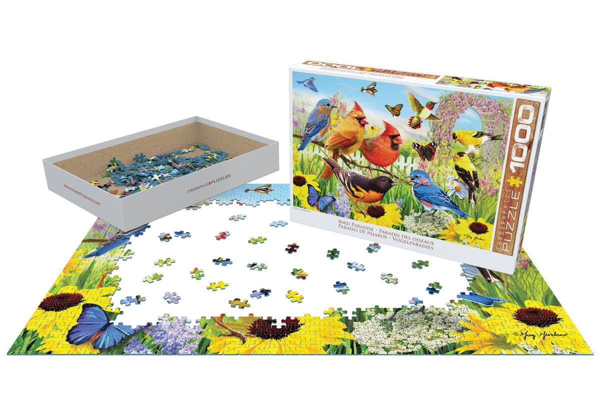 Bird Paradise, 1000 Piece Puzzle