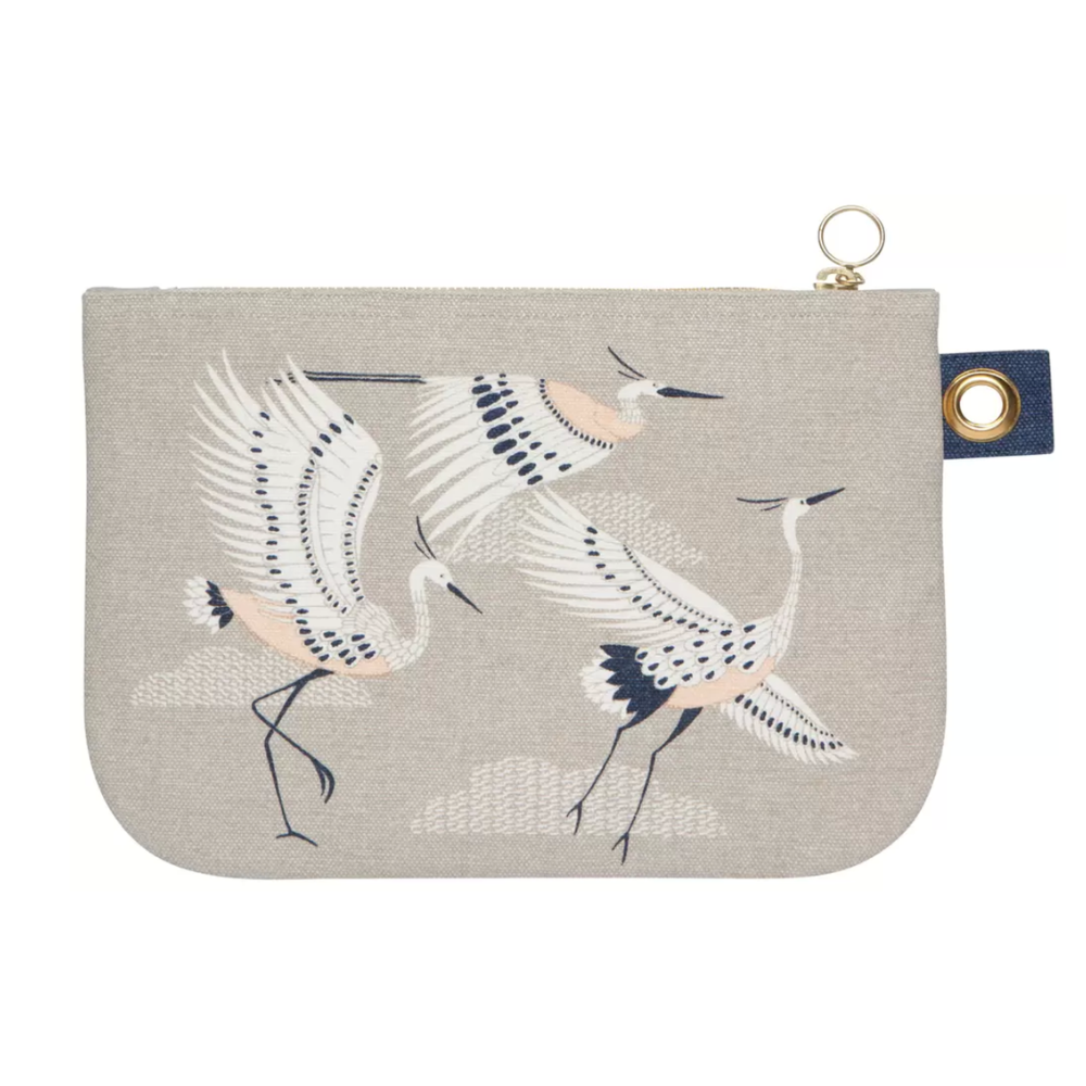 Flight Of Fancy Large Zipper Pouch