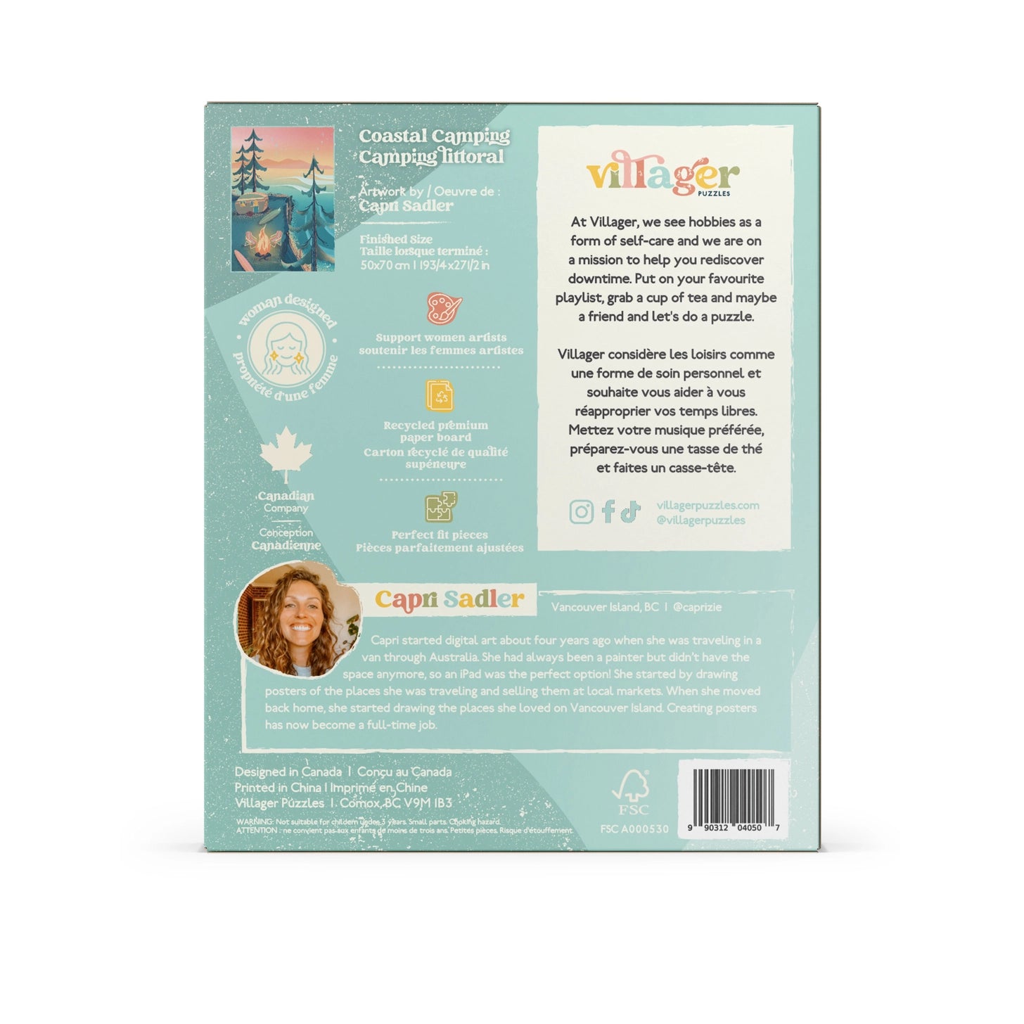 Costal Camping, 1000 Piece Puzzle