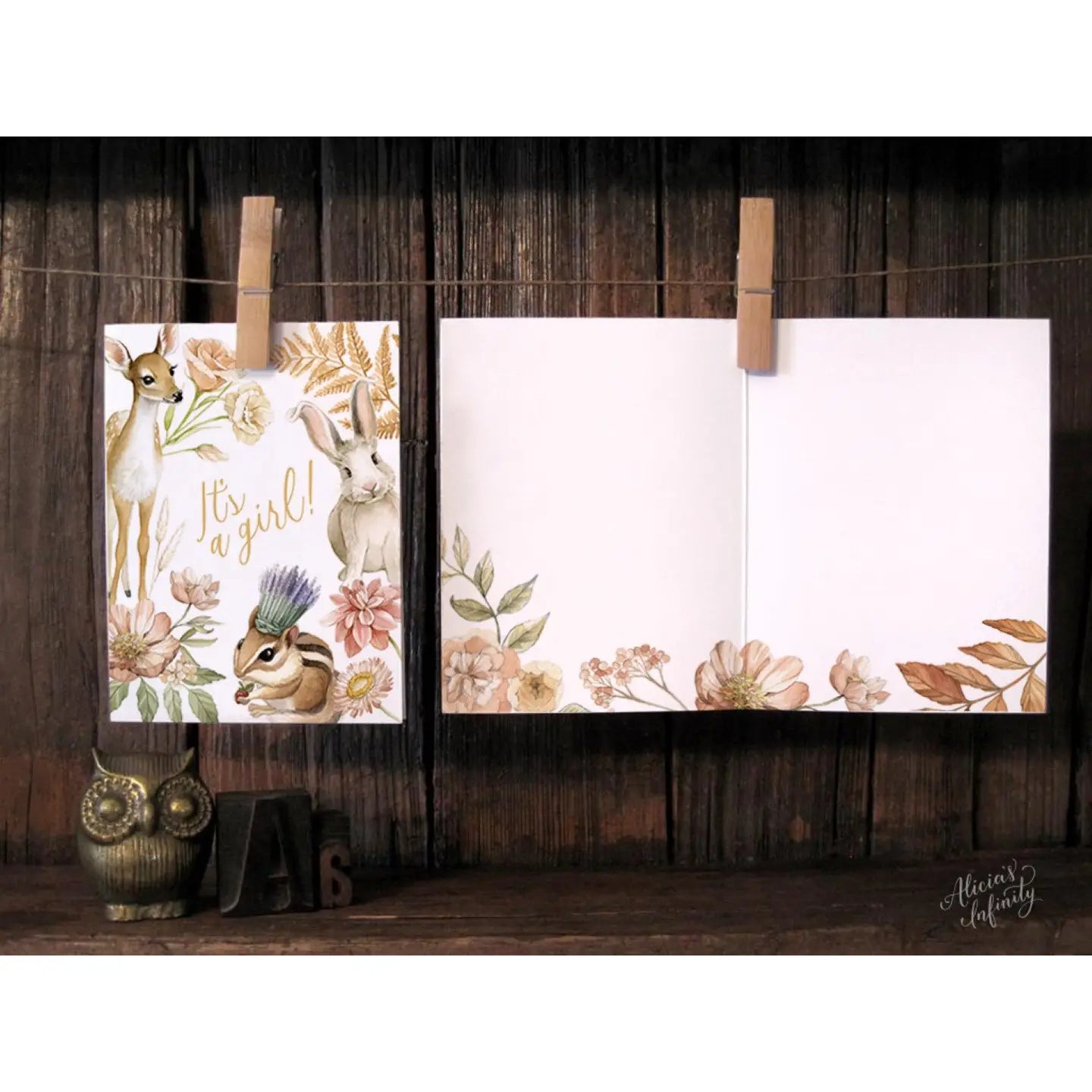 It's A Girl, Greeting Card