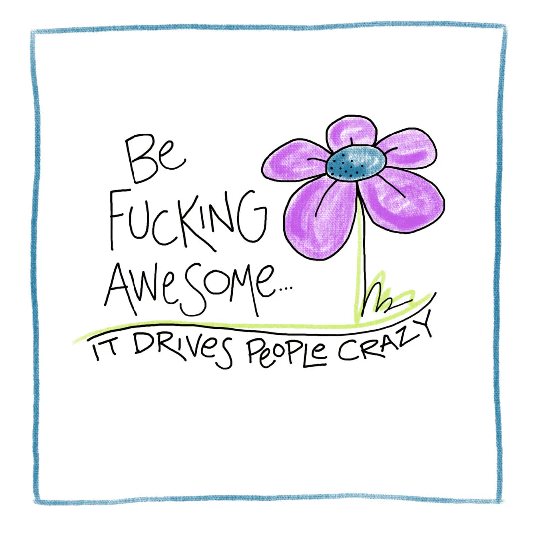 Be Awesome, Greeting Card