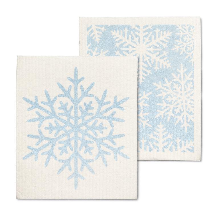 Glitter Snowflake, Set of 2