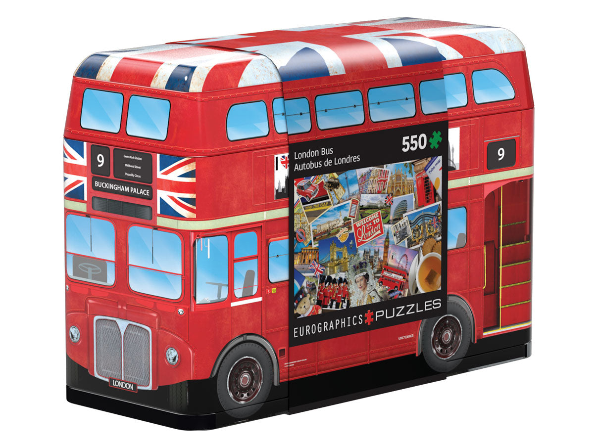 London Bus Tin, 550 Piece Puzzle