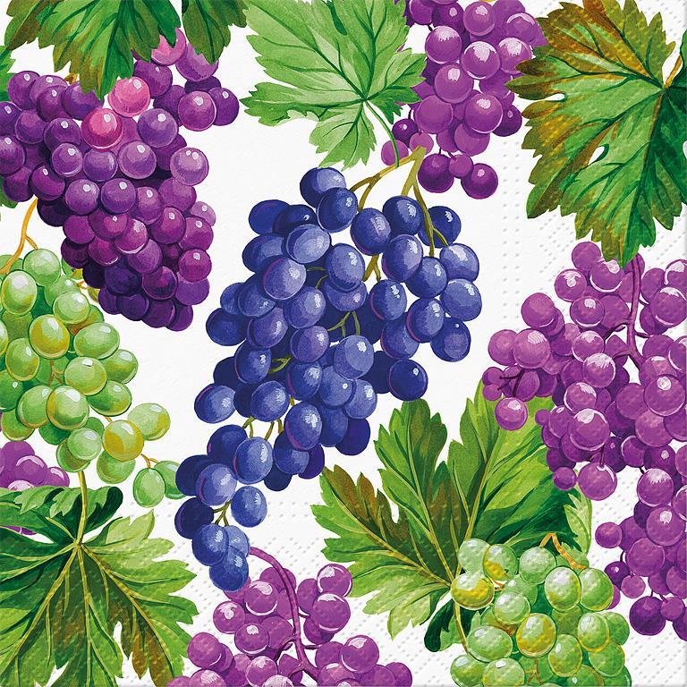 Natural Grapes Lunch Napkins