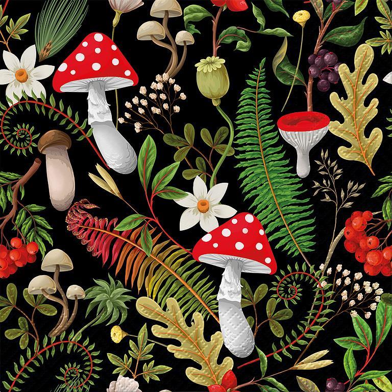 Dark Forest Lunch Napkins