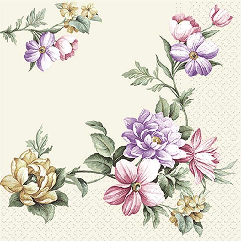 Elegant Garland Lunch Napkins