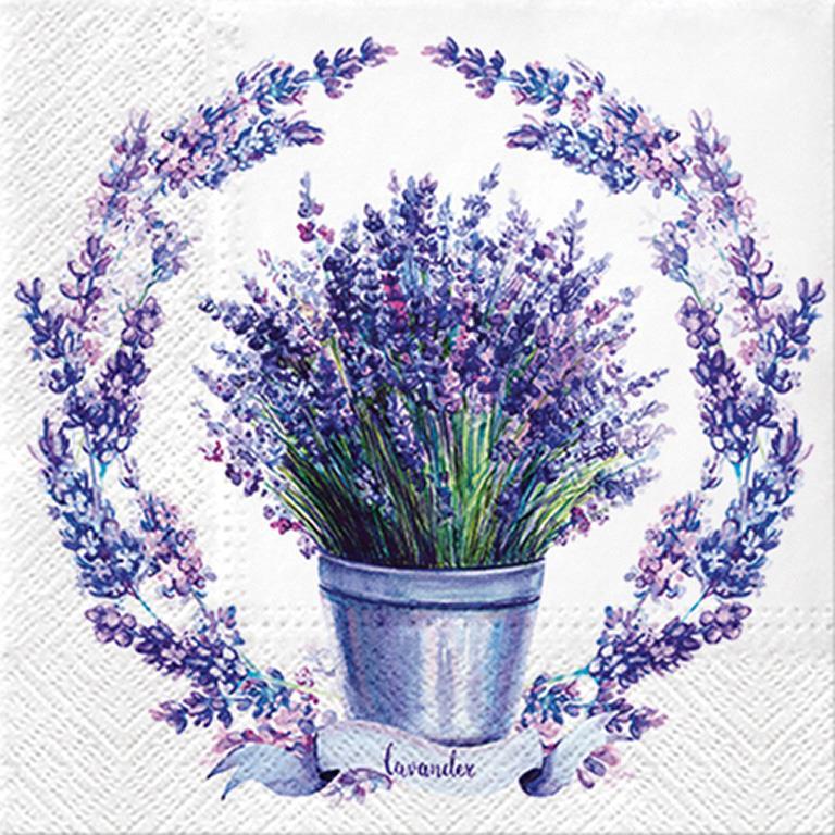 Lavender Bunch Lunch Napkins