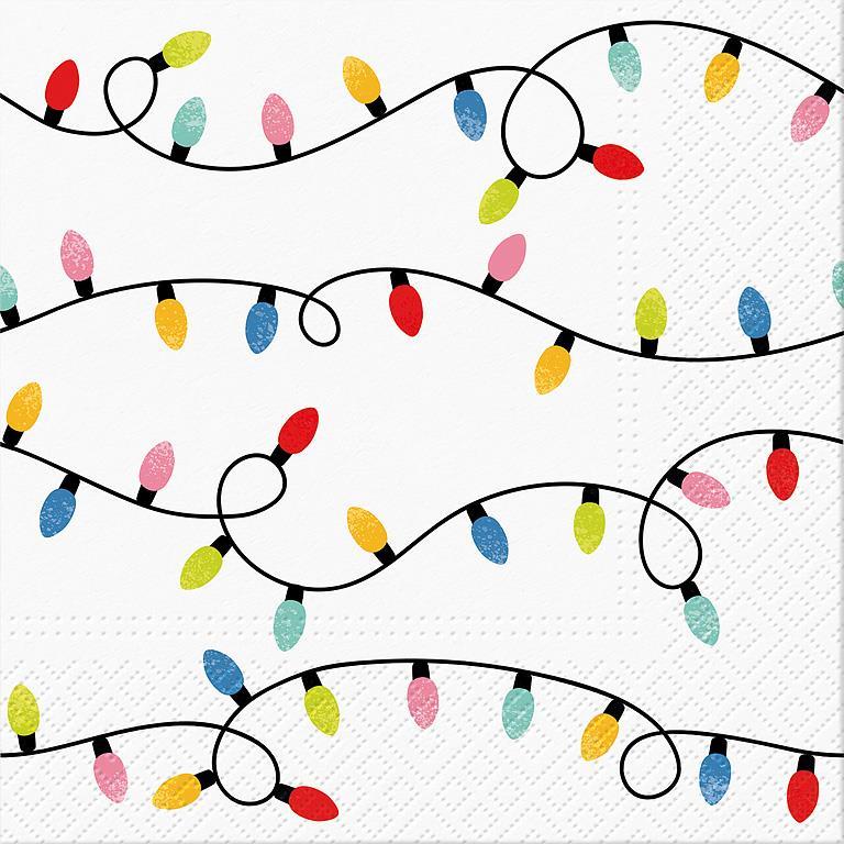 Festive Lights Lunch Napkins