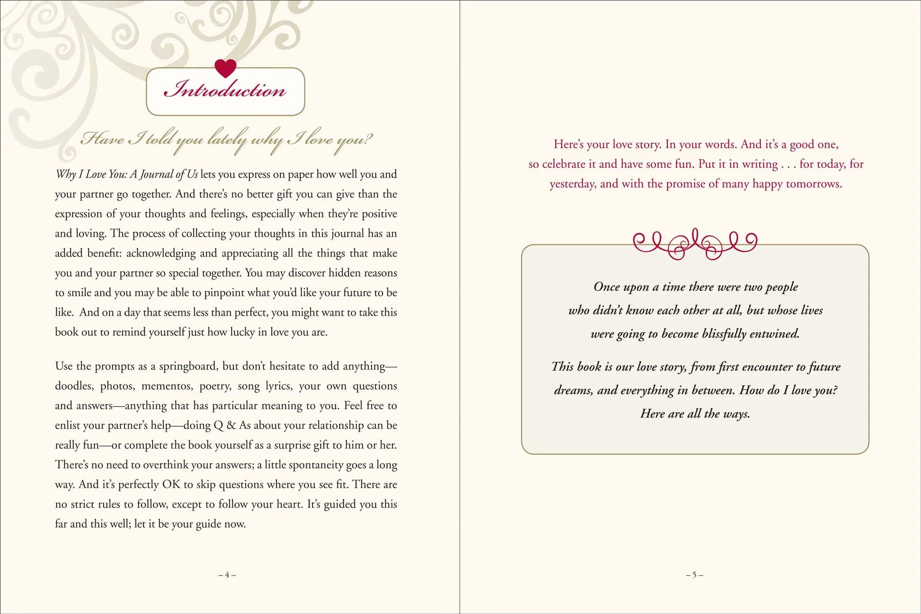 Why I Love You: A Journal of Us